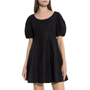 SOLD 345$ Theory Scoop Neck Cotton Mini Skirts Dress Short Dresses Size S Black
